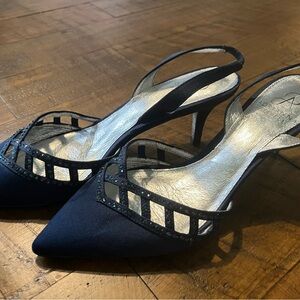 Beautiful blue low heels